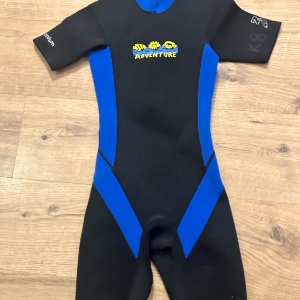Adventure Black and Blue Wetsuit